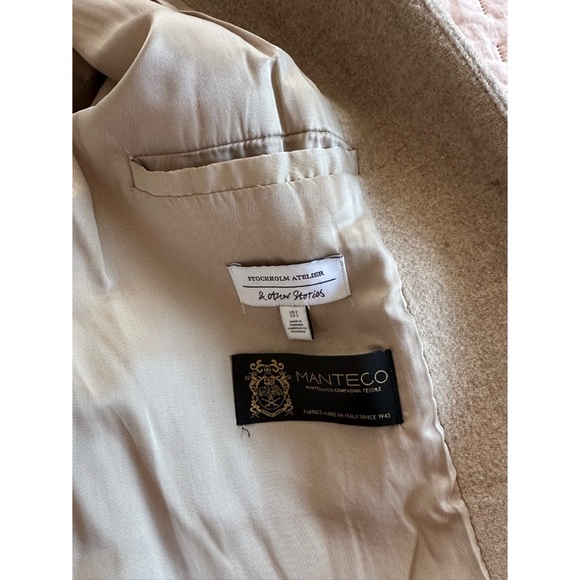 & Other Stories Belted Wool Coat - Picture 10 of 12